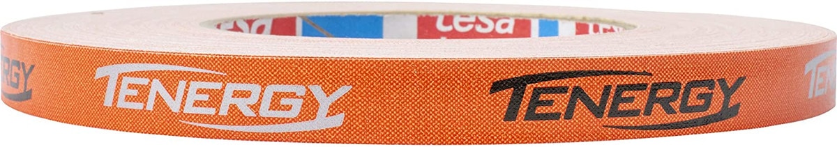Side Tape Tenergy Orange 12mm: Side Profile View